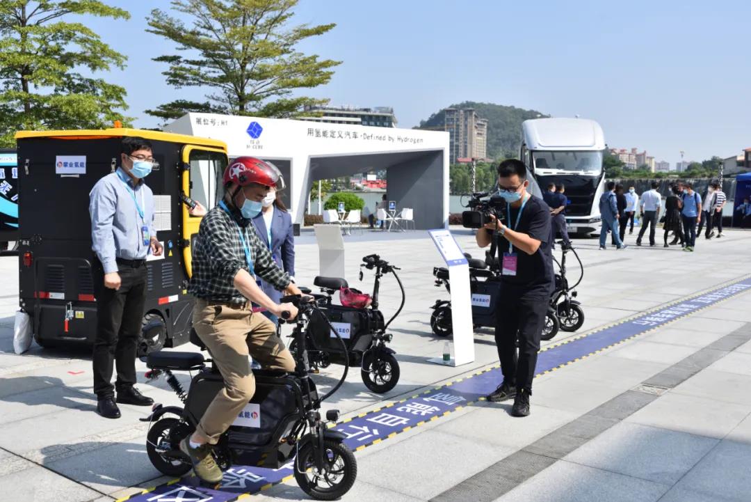 攀業(yè)氫能燃料電池自行車